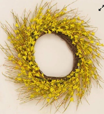 181. Forsythia Wreath