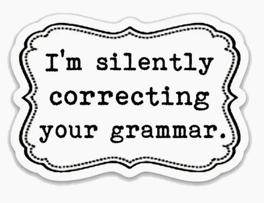 125. Grammer Sticker