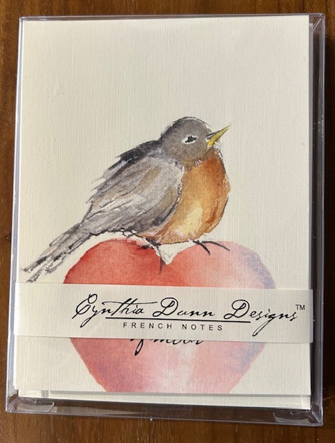 159  Heart with Robin