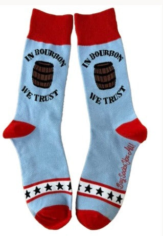 128  In Bourbon We Trust Men's Socks