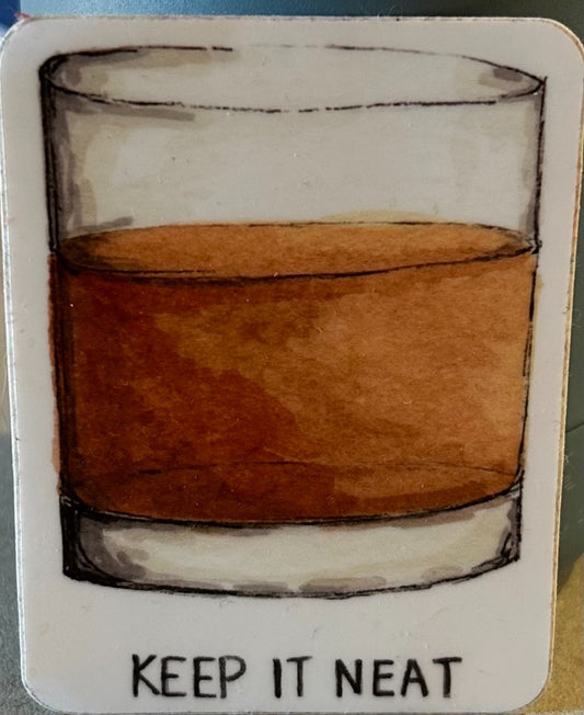 199. Neat Bourbon Sticker