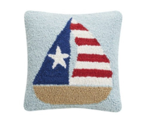 114. Patriotic Boat Pillow