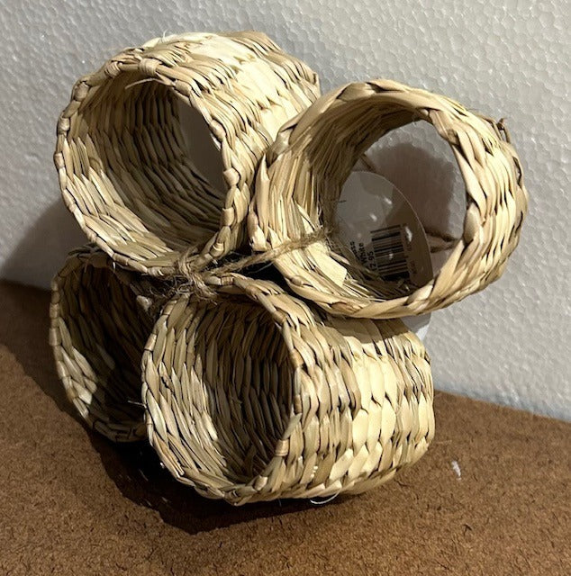 179. Seagrass Rings White
