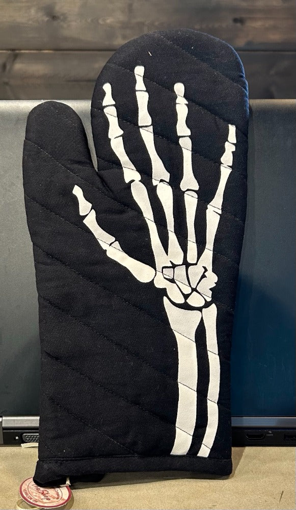 206  Skeleton Oven Mitt