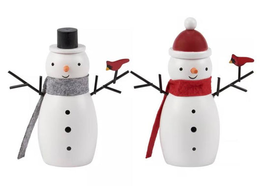 249  Snowmen Figurine Gray