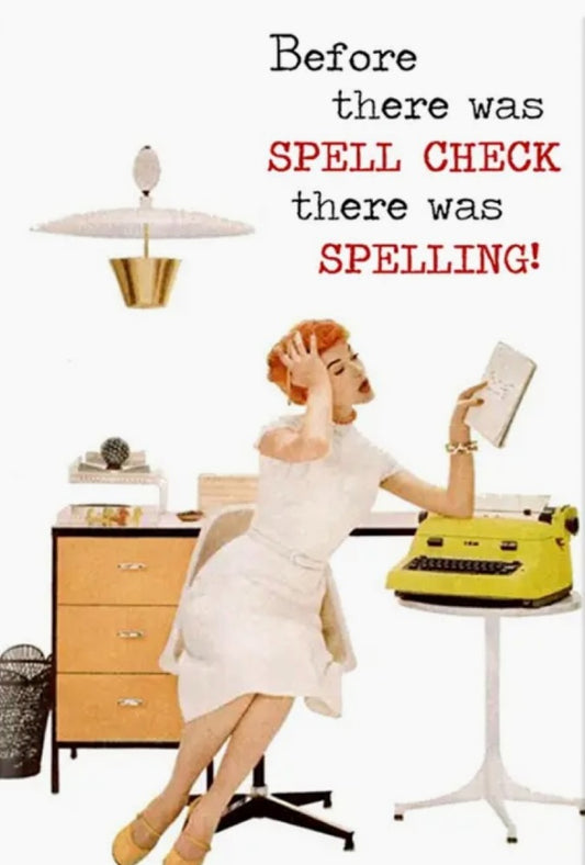 125.  Spell Check Magnet