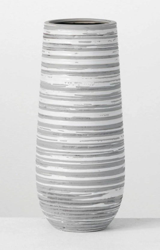 101.  Stripe Vase