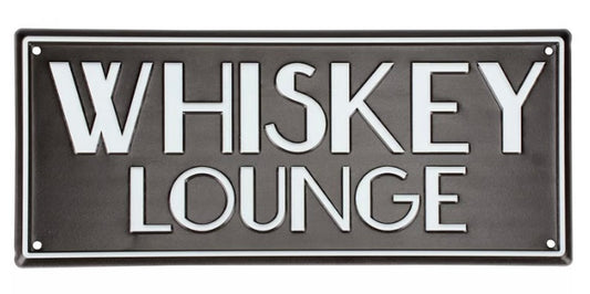 249 Whiskey Lounge Metal Sign