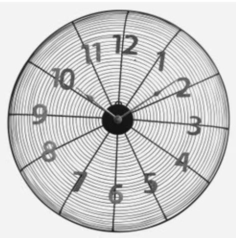 189  Wire Fan Cover Clock