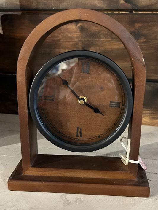 101. Wood Table Clock